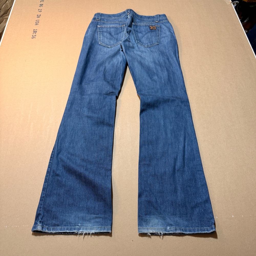 Vintage Joe's Jeans Prince Flare Jeans Size 30 Blue Fair Distressed Low Rise